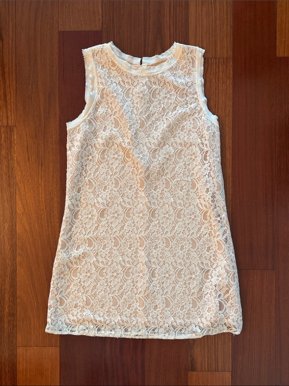 Joie White Lace Mini Dress
